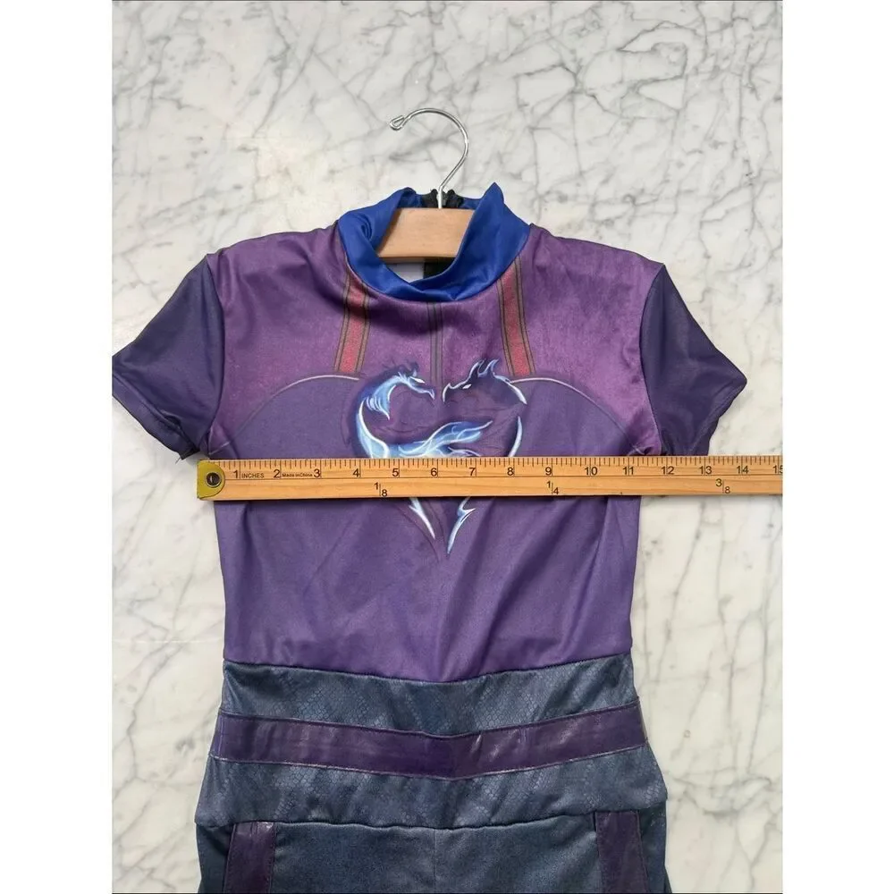 Disney Descendants 3 Mal Costume Child M 7/8 Y Jumpsuit